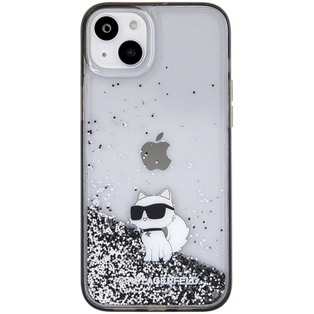 KARL LAGERFELD CASE HARDCASE DO IPHONE 15 14 PLUS TRANSPARENTNE Z CHOUPETTE