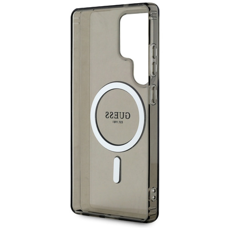 GUESS ETUI POKROWIEC DO SAMSUNG GALAXY S25 ULTRA MAGNETYCZNE GLITTER CIRCLE