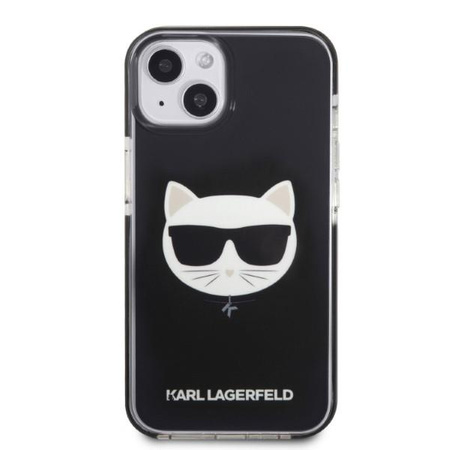 Etui Karl Lagerfeld KLHCP13MTPECK na iPhone 13 hardcase - czarne Choupette Head