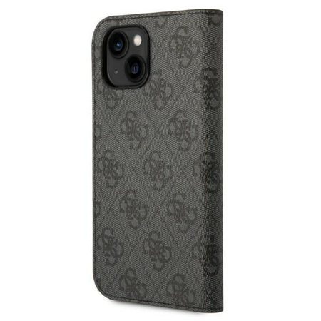 Guess GUBKP14MHG4SHK iPhone 14 Plus 6,7" czarny/black book 4G Vintage Gold Logo