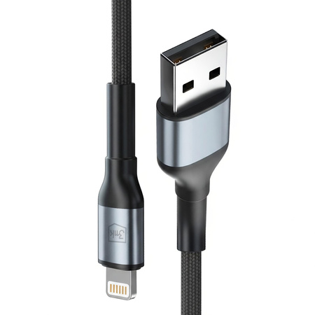 Accessories - 3mk Hyper Cable N-SERIES A to Lightning 1m QC 3.0 5V/2.4A 12W Black