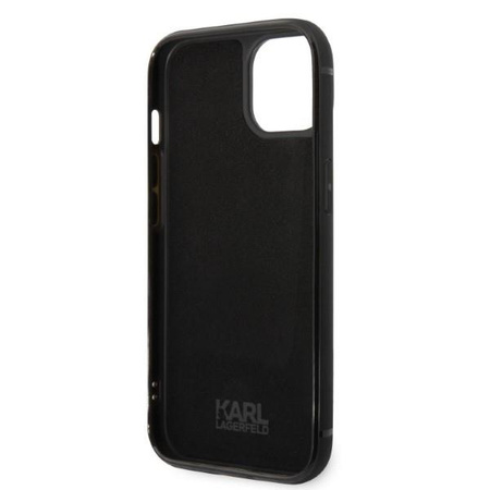 Karl Lagerfeld KLHCP14MCSSK iPhone 14 Plus 6,7" hardcase czarny/black Signature Logo Cardslot