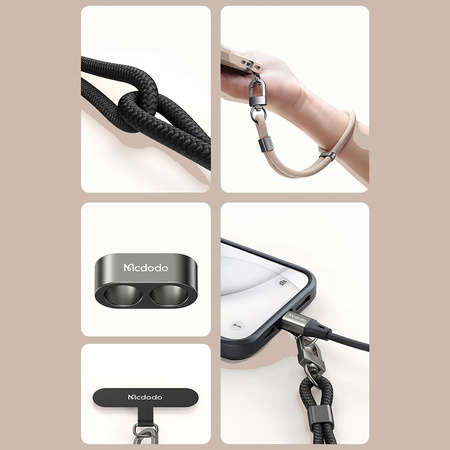 MCDODO SMYCZ DO TELEFONU NA RĘKĘ WKŁADKA UNIWERSALNA MOCNA GRUBA BEŻOWA 6MM