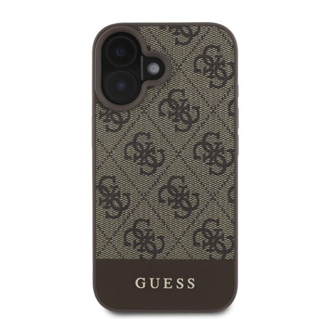 GUESS ETUI CASE POKROWIEC HARDCASE DO IPHONE 16 6.1 4G BOTTOM STRIPE