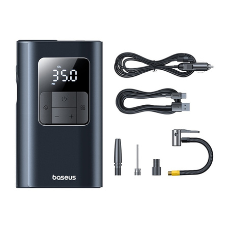 Kompresor samochodowy BASEUS PrimeTrip VA1 2w1 (czarny)