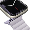 UNIQ pasek Revix Apple Watch Series 4/5/6/7/8/SE/SE2 38/40/41mm. Reversible Magnetic lilak-biały/lilac-white