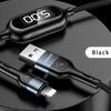 USAMS KABEL PLECIONY DO LIGHTNING 1,2M DO IPHONE IPAD 2A LED SZYBKIE