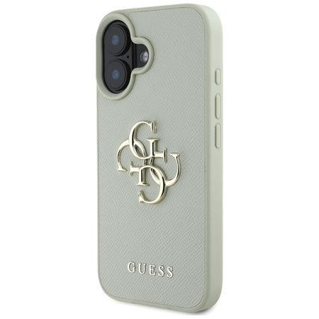 GUESS ETUI GRINNED BIG 4G LOGO SMALL DO IPHONE 16 ZIELONY WYSOKIEJ JAKOŚCI