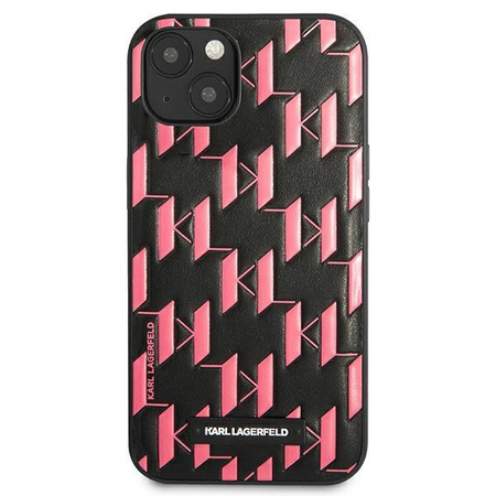 Karl Lagerfeld KLHCP13SMNMP1P iPhone 13 mini 5,4" hardcase różowy/pink Monogram Plaque