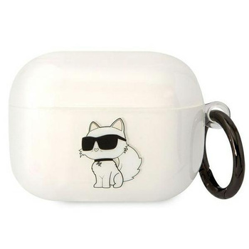 Etui Karl Lagerfeld KLAPHNCHTCT na AirPods Pro - przezroczyste Ikonik Choupette