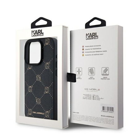 KARL LAGERFELD ETUI HARDCASE DO IPHONE 15 PRO MAX 6.7 DO MAGSAFE KARL HEAD