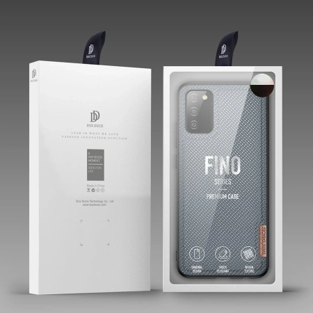 DUX DUCIS FINO ETUI DO SAMSUNG GALAXY A42 5G Z POKRYCIEM NYLONOWYM OCHRONNE