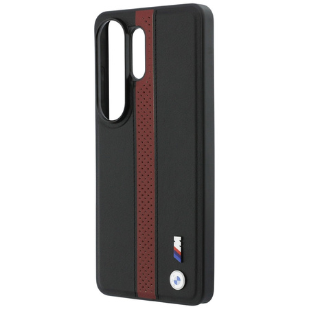 Etui BMW Perforated Stripe Logo MagSafe do Samsung Galaxy S26 Ultra czerwony