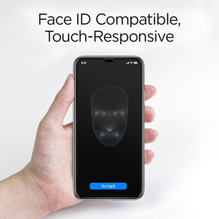 SZKŁO HARTOWANE SPIGEN GLASS FC 2-PACK IPHONE 11 PRO BLACK