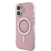GUESS ETUI HARDCASE IML RHINESTONES DO MAGSAFE DO IPHONE 16 6.1 LUKSUSOWA