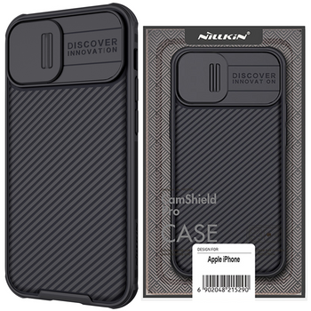 Nillkin CamShield Pro Case etui iPhone 14 pancerny pokrowiec osłona na aparat kamerę czarny