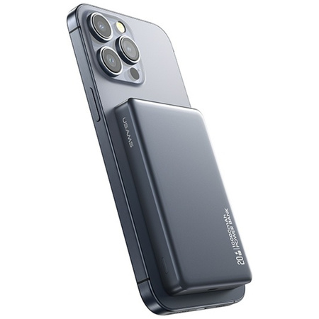 USAMS POWERBANK MAGNETYCZNY BEZPRZEWODOWY 10000MAH DO IPHONE 12 13 14 20W