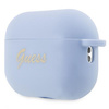 Etui Guess GUAP2LSCHSB na AirPods Pro 2 cover - niebieskie Silicone Charm Heart Collection