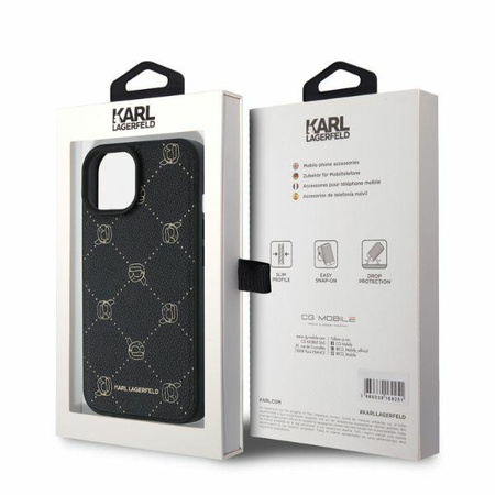 KARL LAGERFELD CASE DO IPHONE 15 6.1 DO MAGSAFE Z KARL HEAD HARDCASE