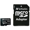 VERBATIM KARTA MICROSDXC 64GB V10+ DO TELEFONÓW TABLETÓW Z ADAPTEREM PRO