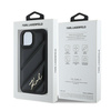 KARL LAGERFELD ETUI HARDCASE DIAGONAL QUILTED SCRIPT DO IPHONE 15 14 13 6.1