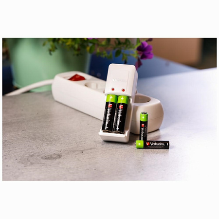 Verbatim Akumulator NiMH AAA 950mAh Premium HR03 4szt czarny/black 49514