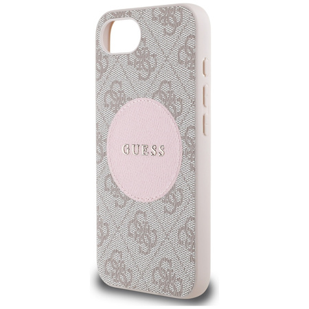 GUESS ETUI 4G CIRCLE CLASSIC LOGO DO MAGSAFE DO IPHONE 16E WYSOKA