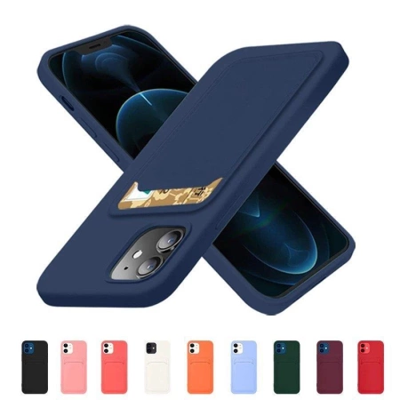 HURTEL ETUI DO SAMSUNG GALAXY S22+ Z KIESZONKĄ NA DOKUMENTY CASE SILIKONOWE