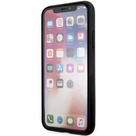 GUESS ETUI CASE DO IPHONE X XS HARD CASE Z LOGO METALICZNE OCHRONA TELEFONU