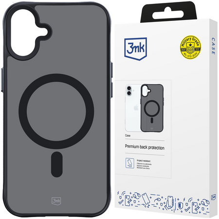 3MK SMOKE MAGCASE ETUI DO IPHONE 16 PLUS OCHRONA POKROWIEC Z OCHRONĄ PRZED