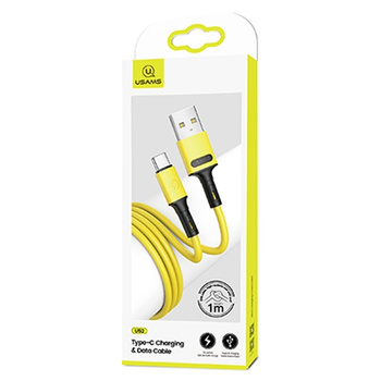 USAMS KABEL USB-C 2A DO ŁADOWANIA DO TELEFONÓW DO SZYBKIEGO ŁADOWANIA 1M