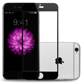 Szkło Hartowane Co2, do iPhone 7 8 Plus, 10D, czarne