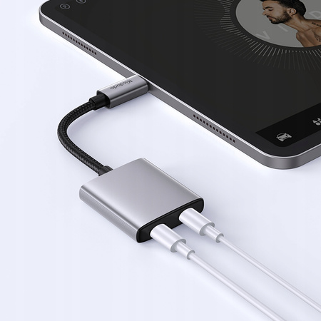 MCDODO ADAPTER 2X USB-C PRZEJŚCIÓWKA KABEL USB TYP C DO SAMSUNG APPLE Z DAC