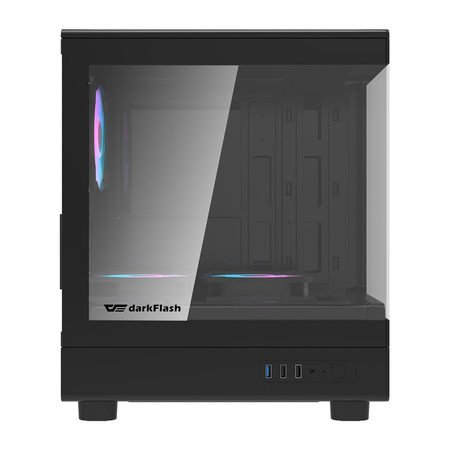 Obudowa komputerowa Darkflash DB330M + 3 wentylatory (czarna)