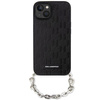 Etui Karl Lagerfeld Saffiano Monogram Chain KLHCP14SSACKLHPK na iPhone 14 - czarne