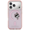 Etui Karl Lagerfeld IML Peekaboo MagSafe do iPhone 17 Pro Max różowy