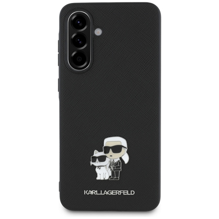 KARL LAGERFELD ETUI DO SAMSUNG GALAXY A36 SAFFIANO Z METALOWYM LOGO K&C