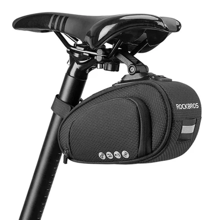 Torba rowerowa Rockbros C40 pod siodełko - czarna