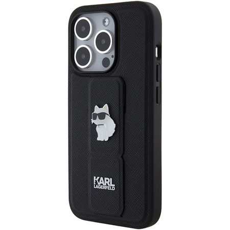 KARL LAGERFELD POKROWIEC KLHCP15XGSACHPK DO IPHONE 15 PRO MAX 6.7 GRIPSTAND