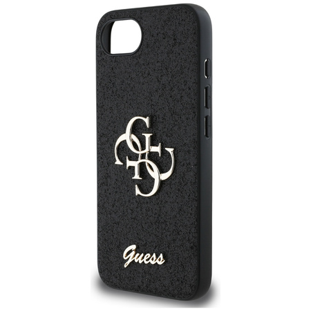GUESS ETUI FIXED GLITTER BIG 4G DO IPHONE 16E POKROWIEC TPU WYSOKA OCHRONA