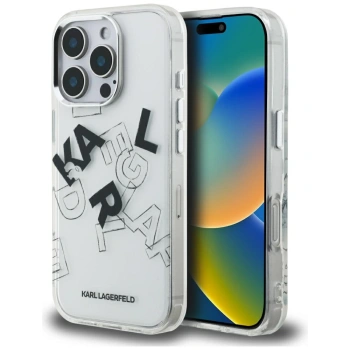 KARL LAGERFELD ETUI IML SKETCHED GRAPHIC DO IPHONE 16 PRO Z OCHRONĄ