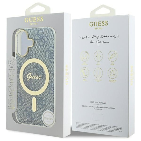 GUESS ETUI HARD CASE DO IPHONE 16 6.1 DO MAGSAFE Z 4G I IMPRINT TECHNOLOGIA
