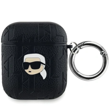 KARL LAGERFELD POKROWIEC KLA2PGKIPK DO AIRPODS 1 2 MONOGRAM KARL HEAD
