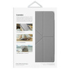Etui Uniq Camden na iPad 10 gen. (2022) - szare fossil Antimicrobial