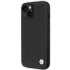 Etui BMW BMHCP14S22RQDK na iPhone 14 - czarne Leather Quilted
