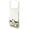 Etui Guess Liq. Glitter 4 Charms do iPhone 17 Pro Max złoty