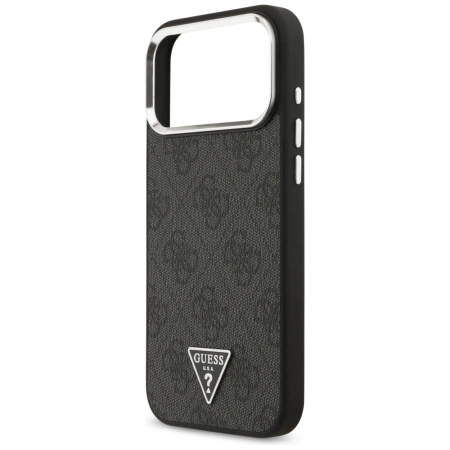 GUESS ETUI 4G TRIANGLE LOGO MAGSAFE DO IPHONE 17 PRO MAX LUKSUSOWA OCHRONA