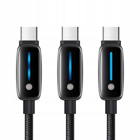 MCDODO ŁADOWARKA KABEL USB-A USB-C SZYBKIE ŁADOWANIE DO IPHONE TYP C 1M LED