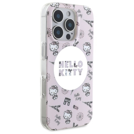 HELLO KITTY ETUI HKHMP16LHAOPP DO IPHONE 16 PRO 6.3 DO MAGSAFE Z MOTYWEM