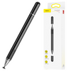 BASEUS RYSIK 2W1 DO TELEFONÓW STYLUS DŁUGOPIS DO TABLETÓW CZARNY KOMPAKTOWY